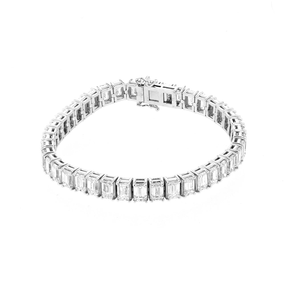 14kt White Gold Diamond Tennis Bracelet