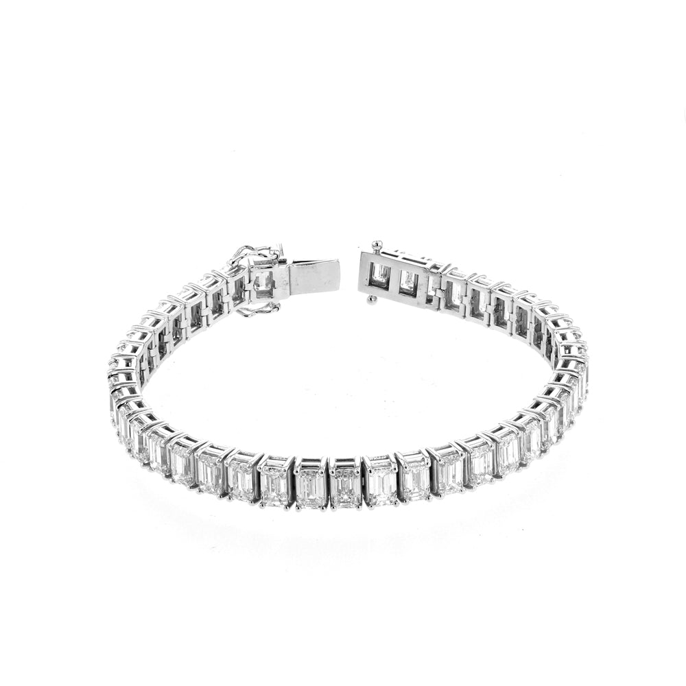 14kt White Gold Diamond Tennis Bracelet