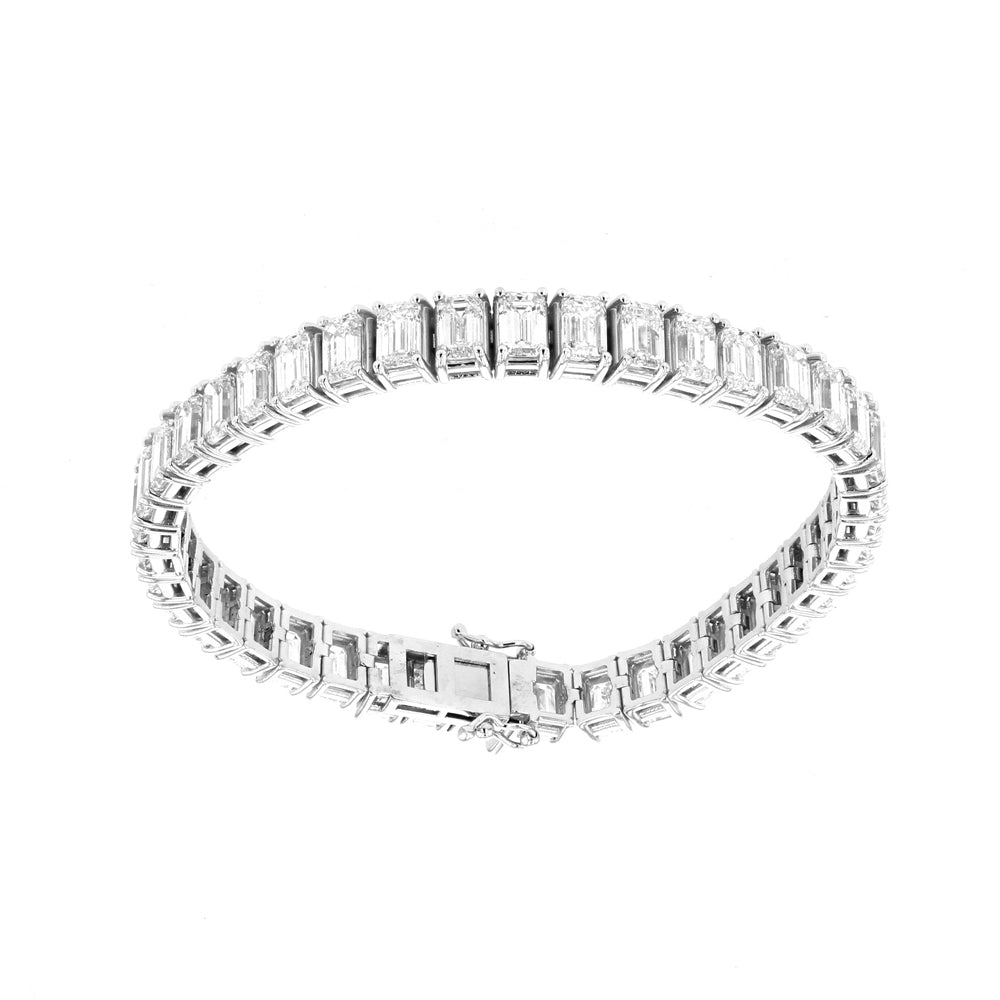 14kt White Gold Diamond Tennis Bracelet