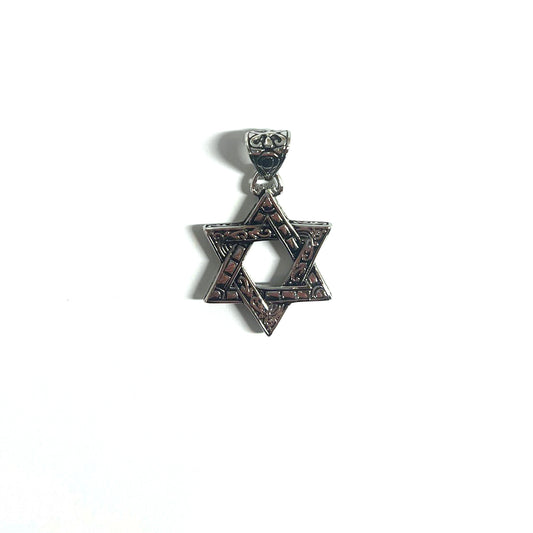 Stainless Steel Star Of David Pendant