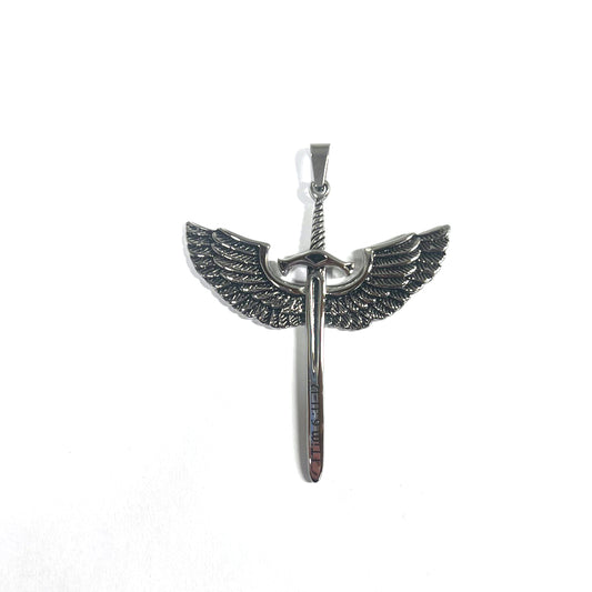 Stainless Steel Sword Wing  Pendant