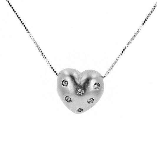 Diamond Slider Heart Pendant