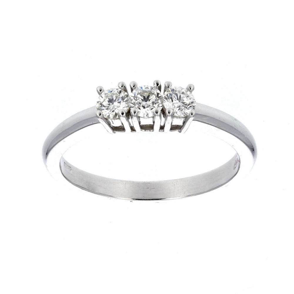 3 Stone Princes Cut Diamond Anniversary Band