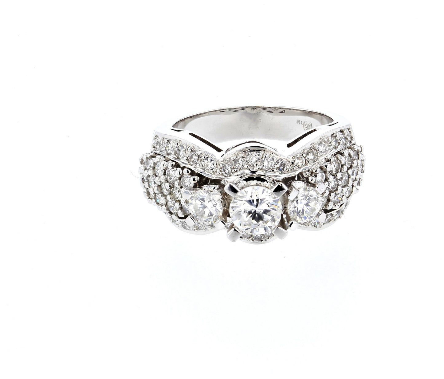 White Gold 18KT Diamond Engagement Ring