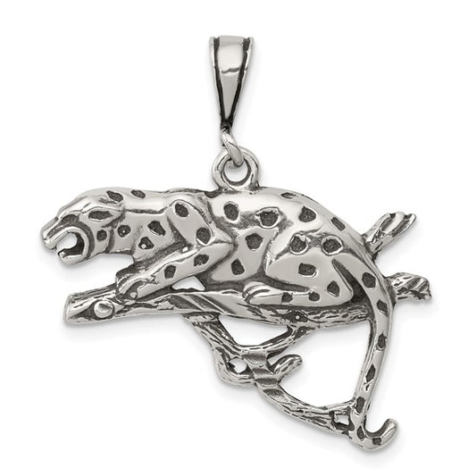 Leopard on Branch Pendant