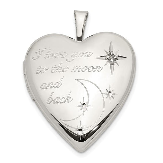 Diamond Heart Locket