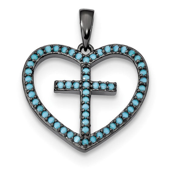 Heart Cross Pendant