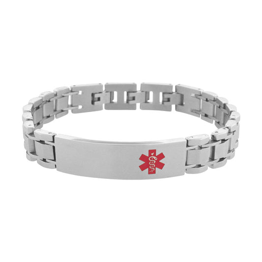 Stainless Steel Medical ID Bracelet