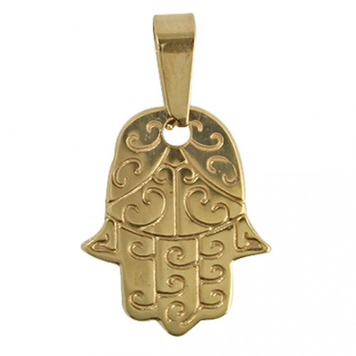 Stainless Steel  Hamsa Pendant