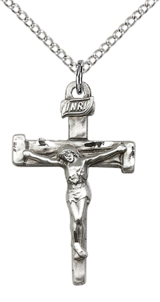 Sterling Silver Nail Crucifix Pendant