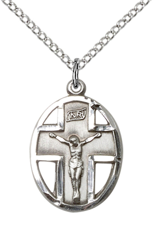 Sterling Silver Crucifix Pendant