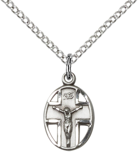 Sterling Silver Crucifix Pendant