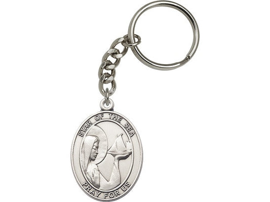 Our Lady Star of the Sea Keychain