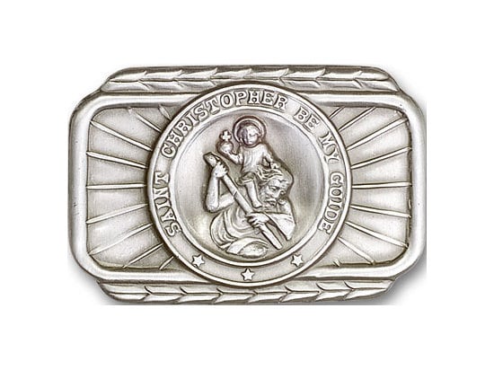 St Christopher Visor Clip