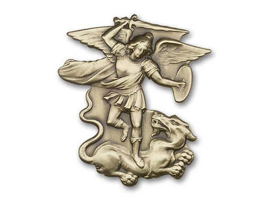 Saint Michael the Archangel Visor Clip