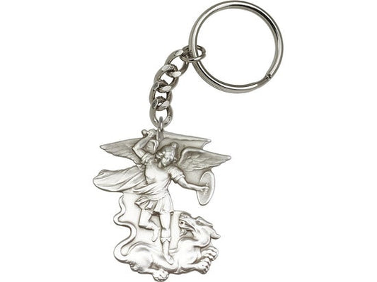 Saint Michael the Archangel Keychain