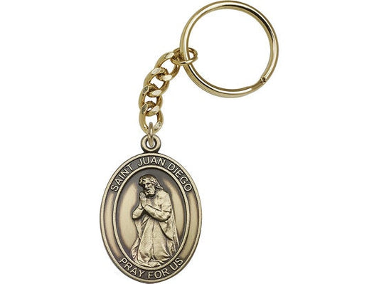 Juan Diego Keychain Gold Finish