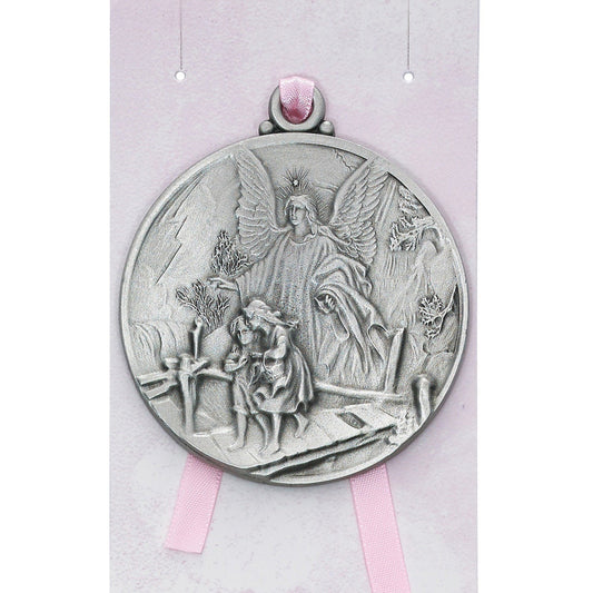 Guardian Angel Crib Medal Engraveable