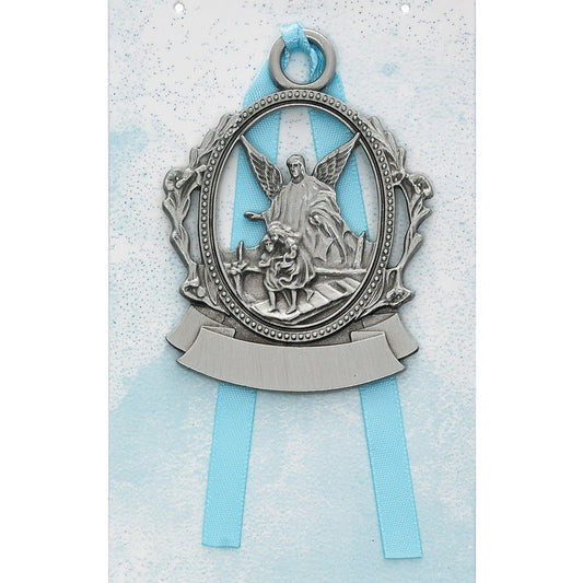 Engravable Pewter Crib Medal