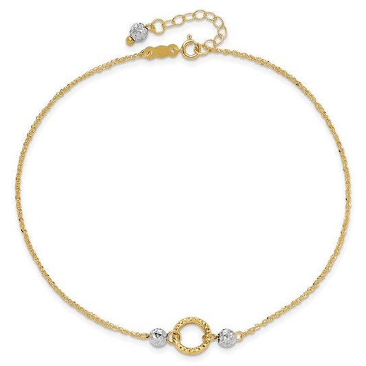 Two-tone Circle an Anklet