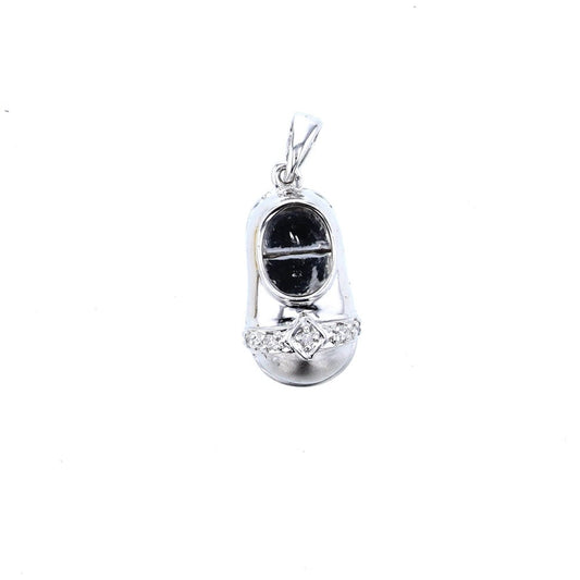  Gold  Diamond Stone  shoe charm